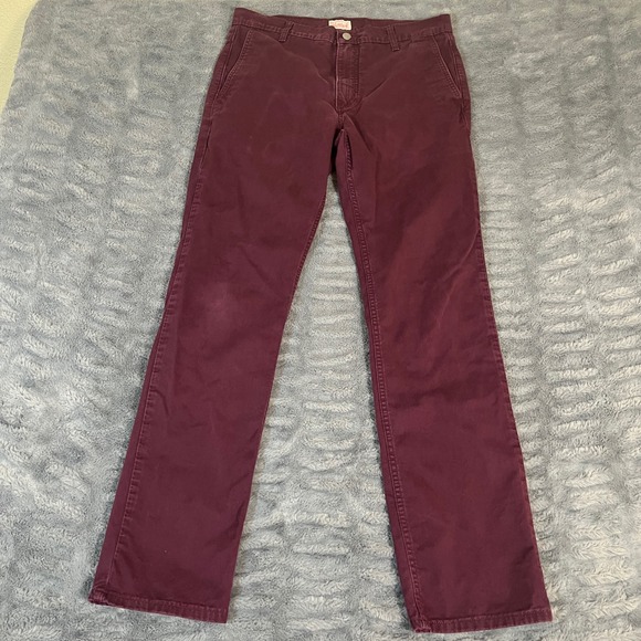 Levi Strauss & Co Other - Levi Strauss & Co Two Horse Brand Burgundy Chinos Pants W33 L34 Cotton Blend